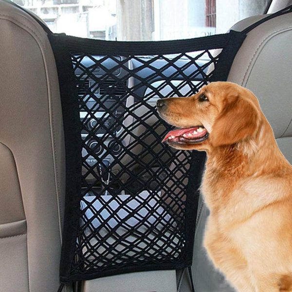 Dog seat cover car protection net safety storage