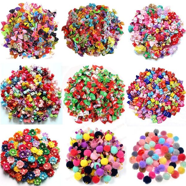 20PCS pet Bows Dog Hair Bows