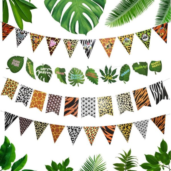 Woodland Animals Banner Jungle