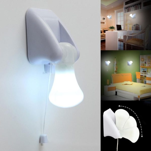 Night Light Led Pull-string Smart Bedside Cabinet