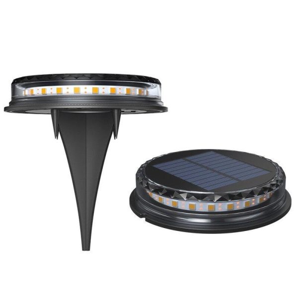 NEW Solar Powered Ground Light Waterproof Garden Path Night Lights