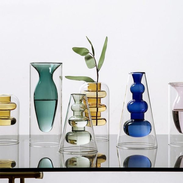 Nordic Home Decor Glass Vase