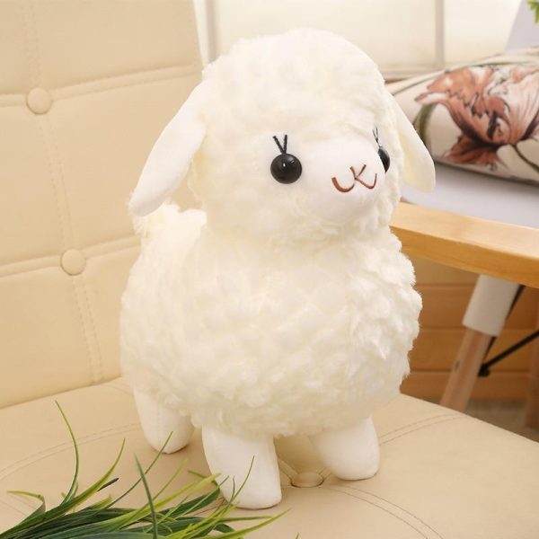 Cute White Sheep Plush Dolls Toys